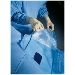 HALYARD DRAPES - GYN/ Urology Drape, Attached Fluid Collection Pouch, Sterile, 10/cs (US Only) | Quantity - 1x CS