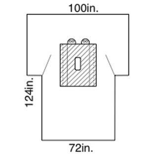 HALYARD DRAPES - Basic Ophthalmic Drape, 40/cs  | Quantity - 1x CS