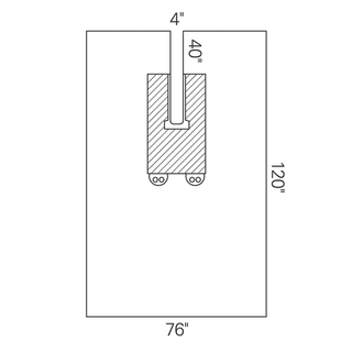 HALYARD DRAPES - U-Drape, 17/cs (US Only) | Quantity - 1x CS