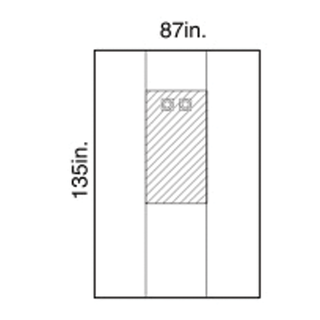 HALYARD DRAPES - Bi-Limb Drape, 76" x 120", Sterile, 14/cs (US Only) | Quantity - 1x CS