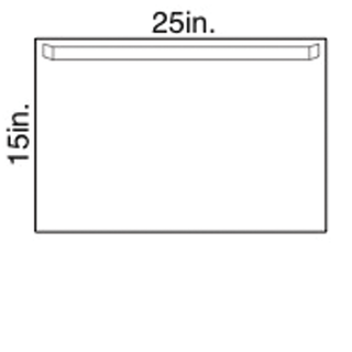 HALYARD DRAPES - Utility Drape, Tape, 26" x 15", 2/pkg, 100 pkg/cs (US Only) | Quantity - 1x CS