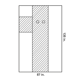 HALYARD IMPERVIOUS DRAPE - Interventional Femoral Angiography Drape, 87" x 135", X-Long, Sterile, 16/cs (US Only) | Quantity - 1x CS