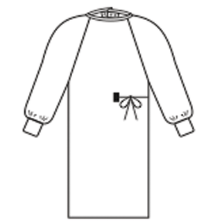 HALYARD EVOLUTION SURGICAL GOWNS - Surgical Gown, Evolution 4 Fabric, Non-Reinforced, Towel, Sterile, Large, 36/cs (US Only) | Quantity - 1x CS