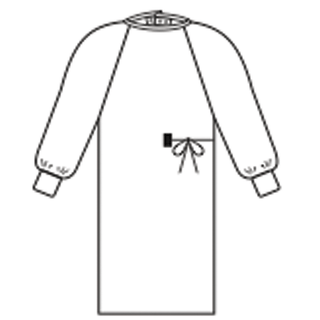 HALYARD EVOLUTION SURGICAL GOWNS - Surgical Gown, Evolution 4 Fabric, Non-Reinforced, Towel, Sterile, Large, 36/cs (US Only) | Quantity - 1x CS