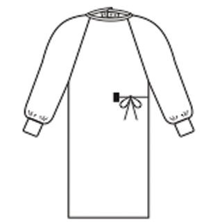HALYARD EVOLUTION SURGICAL GOWNS - Surgical Gown, Evolution 4 Fabric, Non-Reinforced, Towel, Sterile, X-Large, 34/cs (US Only) | Quantity - 1x CS