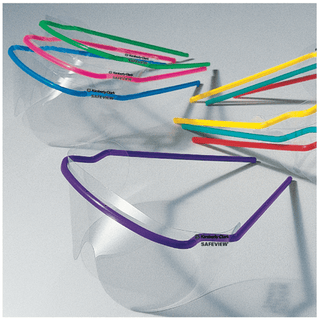 HALYARD SAVEVIEW FRAMES/ASSORTED COLORS - Loose Frames For Replacement Lenses, Product Code SV250L, 10/bx, 10 bx/cs (US Only) | Quantity - 1x CS