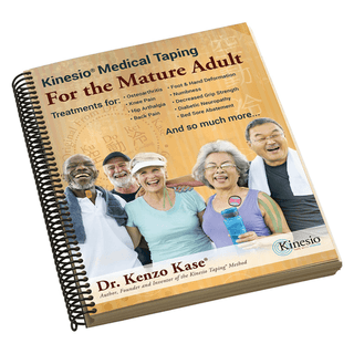 KINESIO MEDICAL TAPING FOR THE MATURE ADULTMedical Taping for the Mature Adult Book Bundleincludes (1) Book plus (1) free roll LightTouch+ Tape, Green, 2" x 16.4'. (Products cannot be sold on Amazon.com or any other 3rd party platform) | Quantity - 1x EA
