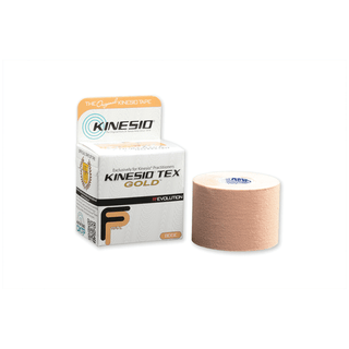 KINESIO TEX GOLD FP TAPE - Gold FP Tape, 2" x 5 yds, Black, 6 rl/bx (Products cannot be sold on Amazon.com or any other 3rd party platform) (090309) (Item is Short-Dated & Non-Returnable) | Quantity - 1x BX