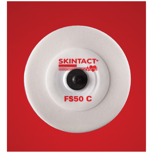 LEONHARD LANG SKINTACT STRESS TEST & HOLTER ECG ELECTRODES - Stress Test ECG Electrode, 50mm, Radio Translucent, Foam, Carbon Stud, Diaphoretic, Hypoallergenic, 1200/bx | Quantity - 1x BX