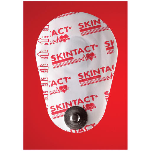 LEONHARD LANG SKINTACT STRESS TEST & HOLTER ECG ELECTRODES - Stress Test ECG Electrode, 36 x 53mm, Aqua-Wet Gel, Offset Snap Connector, Foam Backing, Enhanced Adhesive, 1200/bx | Quantity - 1x BX