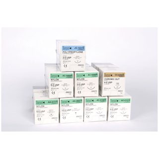 SURGICAL SPECIALTIES LOOK OFFICE & PLASTIC SURGERY SMALLSTITCH SUTURES - 4/0 PolySyn Suture, Undyed Braided, 10"/25cm, C17, 12mm 3/8 Circle, 12/bx | Quantity - 1x BX