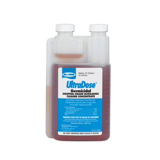 L&R ULTRADOSE GERMICIDAL ULTRASONIC CLEANER CONCENTRATE - Germicidal Ultrasonic Cleaning Solution, Pint Bottle, 6/cs (Not Available in Canada) | Quantity - 1x CS