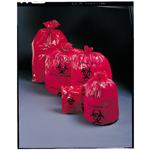 MEDEGEN SAF-T-SEAL WASTE INFECTIOUS BAGS - Infectious Bag, 40" x 46", 16 microns, 200/cs | Quantity - 1x CS