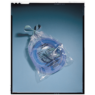 MEDEGEN BEDSIDE BAG - Patient Bag, Clear, Plastic Draw Tape, 12" x 16" (Printed Message), 500/cs | Quantity - 1x CS