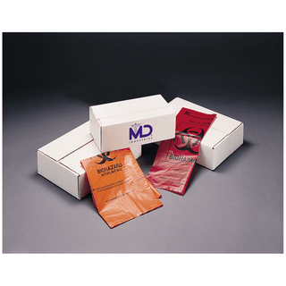 MEDEGEN SAF-T-SURE AUTOCLAVABLE DECONTAMINATION BAGSBag, Orange, 19" x 23", External Indicator, Maximum Autoclave Temp. 280F, 200/cs | Quantity - 1x CS