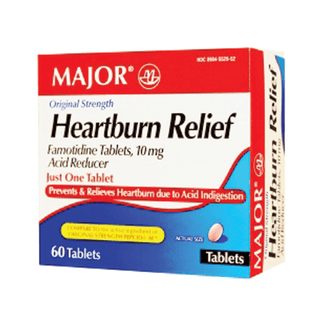 MAJOR ANTACID TABLETS & CAPSULES - Heartburn Relief, Maximum Strength, 25s, Compare to Pepcid AC Maximum Strength, 24/cs, NDC# 00904-5780-17 (US Only) | Quantity - 1x CS