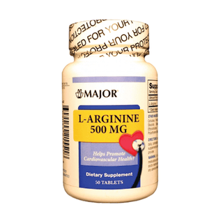 MAJOR DIETARY SUPPLEMENT - L-Arginine, 500mg, Tablets, 50s, 24/cs, NDC# 00904-4215-51 (US Only) | Quantity - 1x CS