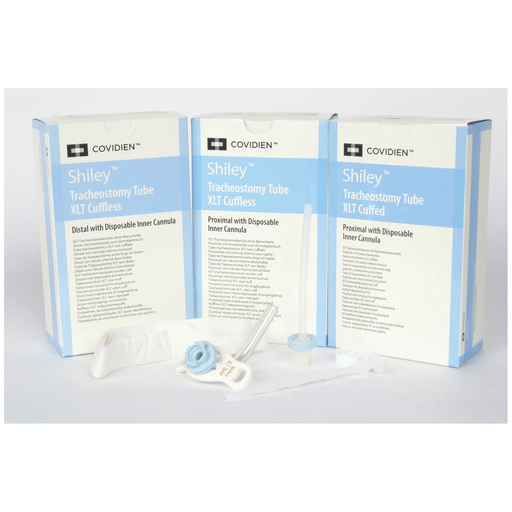 MEDTRONIC SHILEY TRACHEOSTOMY TUBES - Tracheostomy Tube, Size 5.0, Distal Extension, Cuff, 5.0mm I.D. x 9.6mm O.D. x 90mm L, 1/bx (Continental US Only) | Quantity - 1x BX