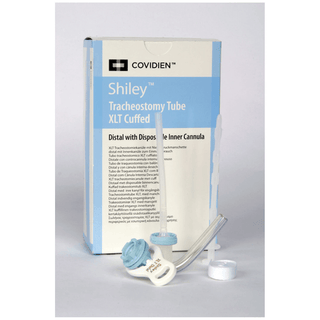MEDTRONIC SHILEY TRACHEOSTOMY TUBES - Tracheostomy Tube, Size 7.0, Distal Extension, Cuff, 7.0mm I.D. x 12.3mm O.D. x 100mm L, 1/bx (Continental US Only) | Quantity - 1x BX