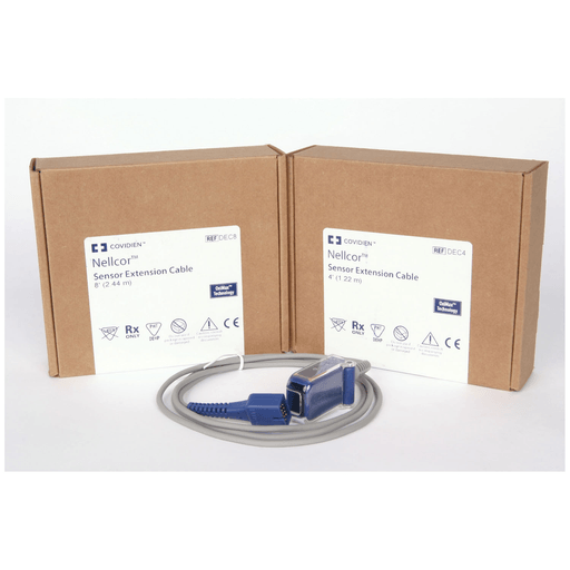 MEDTRONIC OXIMAX/OXISENSOR II ADHESIVE SENSORS - Accessories: OxiMax 8 ft Sensor Extension Cable, 1/bx(Pricing is subject to change without prior notice) | Quantity - 1x BX