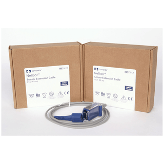MEDTRONIC OXIMAX/OXISENSOR II ADHESIVE SENSORS - Accessories: OxiMax 8 ft Sensor Extension Cable, 1/bx (Continental US Only) (Pricing is subject to change without prior notice) | Quantity - 1x BX