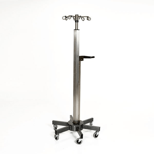 Midcentral Medical MCM-251/252/253 Stainless Steel Lift Assist IV Pole | Quantity - 1x EA