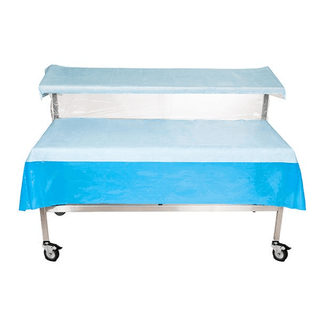 Midcentral Medical MCM-554/555/556 Drape for 2-Tier Back Table (12 per case) | Quantity - 1x EA