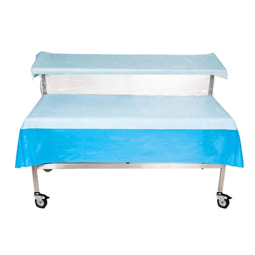 Midcentral Medical MCM-554/555/556 Drape for 2-Tier Back Table (12 per case) | Quantity - 1x EA