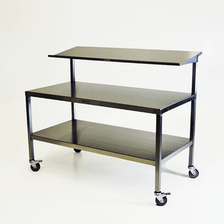 Midcentral Medical MCM-554/555/556 SS Table with Solid Upper Shelf | Quantity - 1x EA