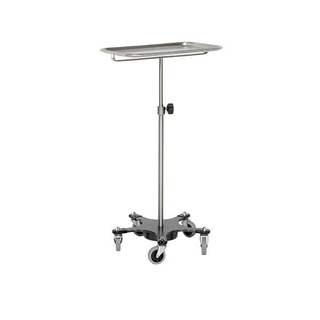 Midcentral Medical MCM-710/711 SS Mayo Stand on Space Saving Base | Quantity - 1x EA