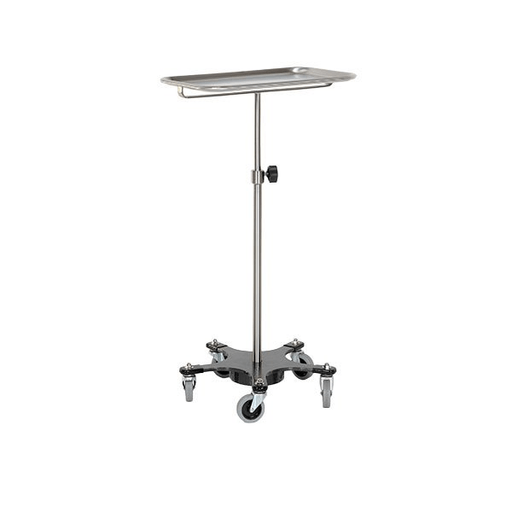 Midcentral Medical MCM-710/711 SS Mayo Stand on Space Saving Base | Quantity - 1x EA