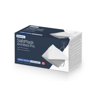 MEDICOM SAFEMASK ARCHITECT PRO N95 SURGICAL RESPIRATOR - Architect Pro N95 Mask, Large, 50/bx (Not Available for sale into Canada) (Orders are Non-Cancellable & Non-Returnable) | Quantity - 1x BX