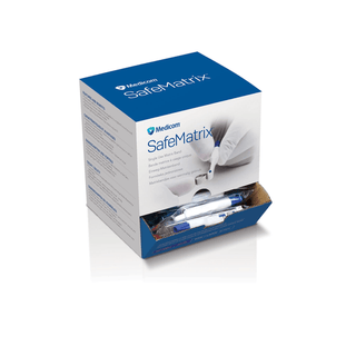 MEDICOM SAFEMATRIX SINGLE-USE MATRIX BAND - Matrix Band, Disposable, Wide, 6mm, Blue, 50 bands/bx | Quantity - 1x BX