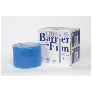 MEDICOM BARRIER FILM - Barrier Film, 4" x 6", Blue, 1200/rl, 8 rl/cs (Not Available for sale into Canada) | Quantity - 1x CS