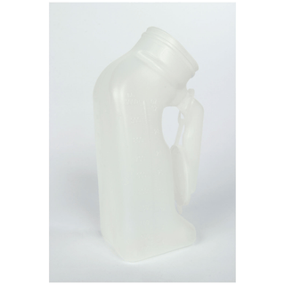 MEDEGEN MALE URINALS - Translucent Base, Gold Lid, 50/cs | Quantity - 1x CS
