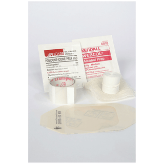 MEDICAL ACTION GENT-L-KARE IV START KITS - IV Start Kit, Tegaderm Dressing & PVP Prep Pad, 100/cs | Quantity - 1x CS