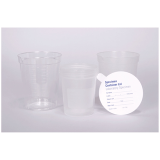 MEDEGEN NON-STERILE SPECIMEN CONTAINERS - Specimen Container Only, 4 oz, 500/cs (45 cs/plt) | Quantity - 1x CS