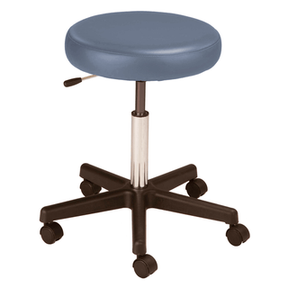 MTI STOOL - Stool, Pneumatic Hand Operated, Black Base without Backrest, Premium-Blue Ridge (DROP SHIP ONLY) (Continetal US & Canada) | Quantity - 1x EA