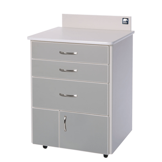 MTI MOBILE CABINET - MTC-1SG Mobile Cabinet, 5-Drawer, with Locks, RH Laminate-Classic Linen, Trim-White (DROP SHIP ONLY) (Continetal US & Canada) | Quantity - 1x EA