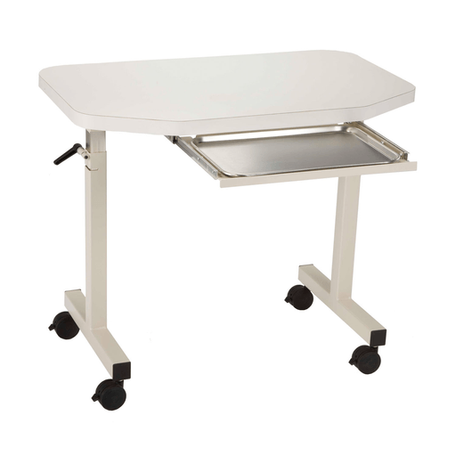 MTI INSTRUMENT TABLE - OSIT-1000 Instrument Table, with Edge Guard, Laminate-Crystal, Trim-White (DROP SHIP ONLY) (Continetal US & Canada) | Quantity - 1x EA