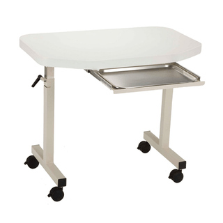 MTI INSTRUMENT TABLE - OSIT-1000 Instrument Table, with Edge Guard, Laminate-Crystal, Trim-White (DROP SHIP ONLY) (Continetal US & Canada) | Quantity - 1x EA