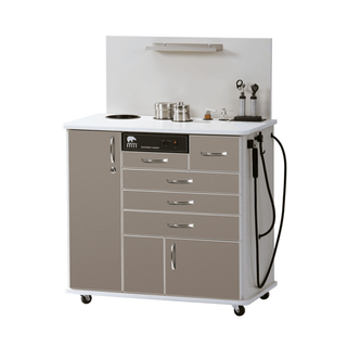 MTI ENT CABINET - TC100AS ENT Cabinet, Sit-down, Standard Configuration 1, Metal-Stainless Steel (DROP SHIP ONLY) (Continetal US & Canada) | Quantity - 1x EA