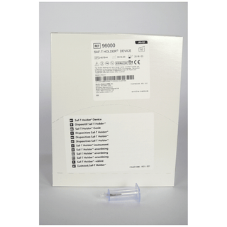 ICU MEDICAL SAF-T HOLDER DEVICES & BLOOD TRANSFER DEVICES - Saf-T Holder, Male Luer Lock Adaptor, 50/bx, 4 bx/cs (US Only) | Quantity - 1x CS