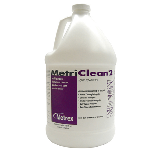 METREX METRICLEAN 2 LOW FOAM INSTRUMENT CLEANER & LUBRICANT - MetriClean 2, Gallons, 4/cs (US Only) (Item is considered HAZMAT and cannot ship via Air or to AK, GU, HI, MP, PR, VI) | Quantity - 1x CS