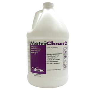 METREX METRICLEAN 2 LOW FOAM INSTRUMENT CLEANER & LUBRICANT - MetriClean 2, Gallons, 4/cs (US Only) (Item is considered HAZMAT and cannot ship via Air or to AK, GU, HI, PR, VI) | Quantity - 1x CS