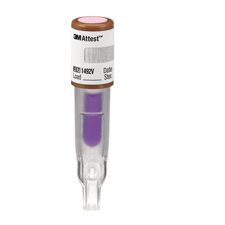 SOLVENTUM ATTEST BIOLOGICAL INDICATORS & TEST PACKSSuper Rapid Readout Biological Indicator, 24-Minute Readout for 132C (270F), 3 or 4-Minute and 135C (275F) 3-Minute Steam Sterilization Cycles, Brown Cap, 50/bx, 4 bx/cs | Quantity - 1x CS