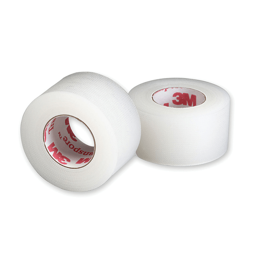 SOLVENTUM TRANSPORE SURGICAL TAPESurgical Tape, 1" x 10 yds, Transparent, 12 rl/bx, 10 bx/cs (021220) (72 cs/plt) | Quantity - 1x CS