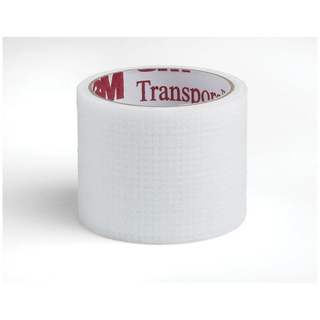 SOLVENTUM TRANSPORE WHITE DRESSING TAPEWhite Dressing Tape, Single-Patient Roll, 2" x 1 yds, 50 rl/bx | Quantity - 1x BX
