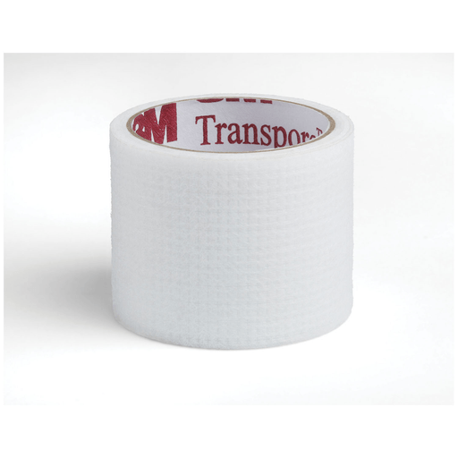 SOLVENTUM TRANSPORE WHITE DRESSING TAPE - White Dressing Tape, Single-Patient Roll, 2" x 1 yds, 50 rl/bx (Continental US+HI Only) | Quantity - 1x BX