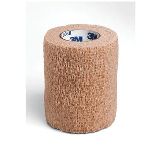 SOLVENTUM COBAN SELF-ADHERENT WRAP - Self-Adherent Wrap, 3" x 5 yds, Tan, 24/cs (020277) (Continental US+HI Only) | Quantity - 1x CS